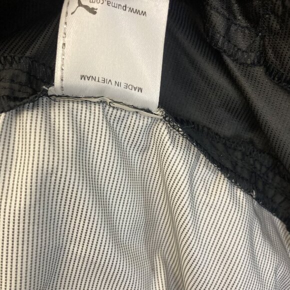 Puma Jacket Mens Size 2XL Black Lightweight Pullover Windbreaker Jacket Logo XXL - Picture 12 of 16